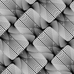 Design seamless monochrome decorative pattern