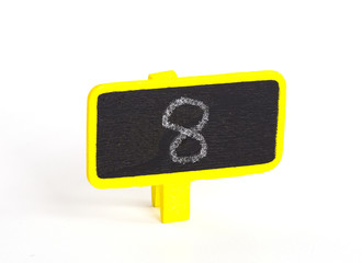 writing on blackboard