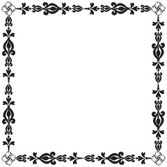 Black photo frame