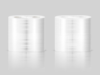 Paper Towels Toilet Rolls Realistic