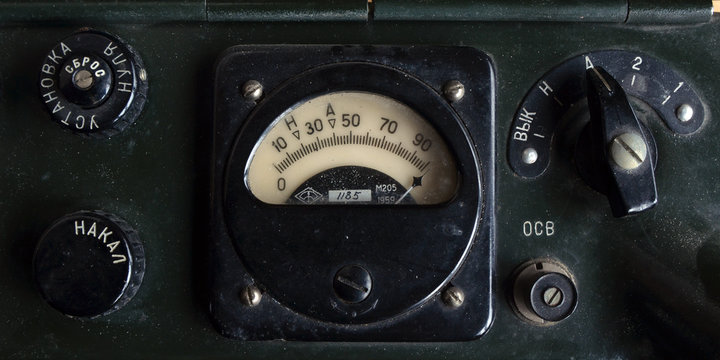 Soviet vintage military geiger counter
