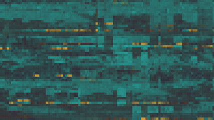 Abstract Fragmented Noisy Pixel Background  - Vector Illustration.