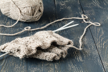 Natural merino wool for knitting