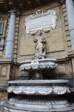 Quattro Canti in Palermo, the Four Corners Square
