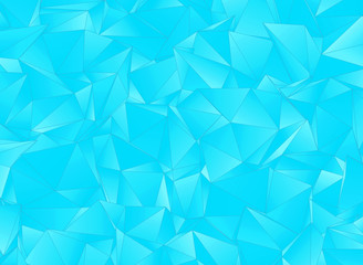 Abstract triangulated polygonal background