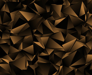 Fototapeta premium Abstract triangulated polygonal background