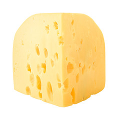 cheese, isolated on white background, clipping path