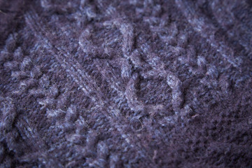 blue wool embroidered jumper textile detail