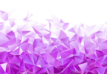 Abstract polygonal background. Triangulated texture