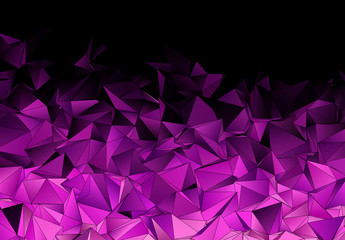 Abstract polygonal background. Triangulated texture