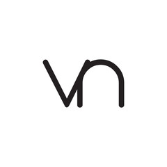 initial letter rounded logo modern