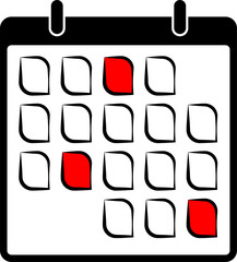 Calendar Page Icon Design