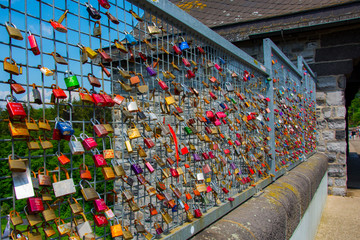 Obraz premium Liebesschlösser 