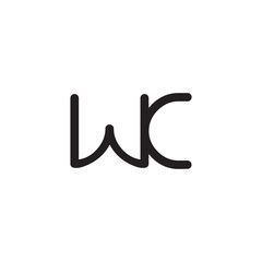 initial letter rounded logo modern