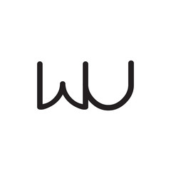 initial letter rounded logo modern