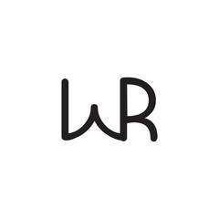 initial letter rounded logo modern