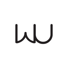 initial letter rounded logo modern