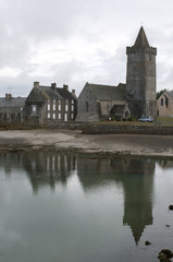 Obraz premium église et presbytère
