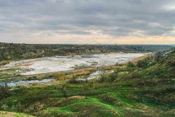 clay quarry in the Taurian steppe