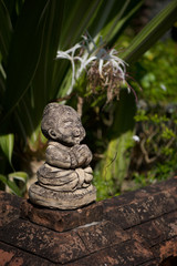 Obraz premium Buddhist Temple. Statue of the guardians