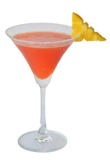 cocktails and alcohol on white background