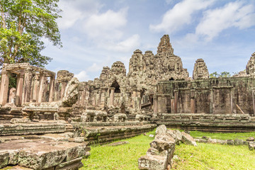View of Bayon Angkor Thom Cambodia