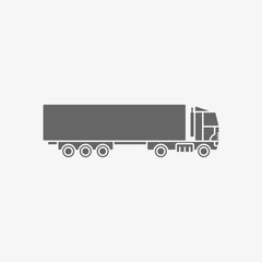 waggon truck vector icon