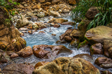 Naklejka premium Rocky River on the Island