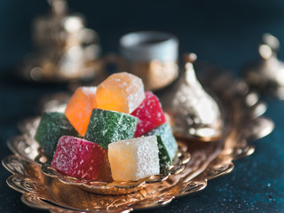 Turkish delight and turkish coffee
