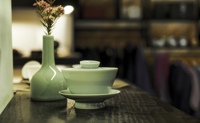 Chinese ceramic bowls cups