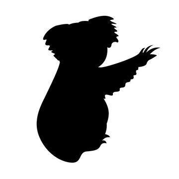 recommend clip art: koala silhouette of an Australian animal
