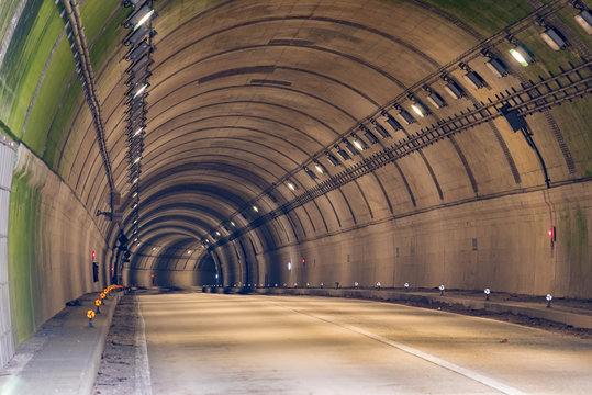 Fototapeta Tunnel Road