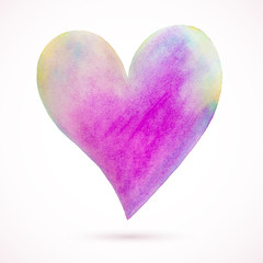 Heart-pink-yellow-blue