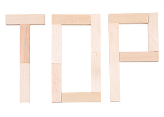 Word top wooden