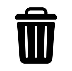 trash can,garbage can,rubbish bin icon