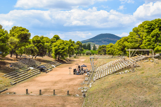 Stadium Asklepion in Epidaurus.