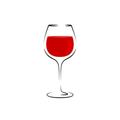 red wine glass