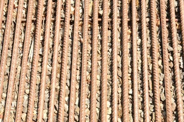Background of iron bars