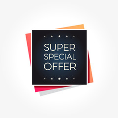 Super Special Offer Label
