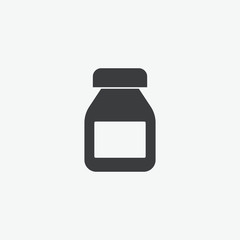 Medicine Bottle Vector Icon