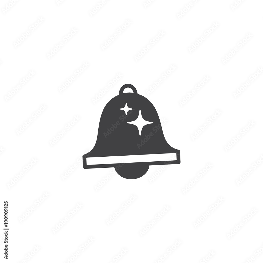 Poster bell icon. sign design