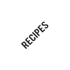 recipes icon. sign design