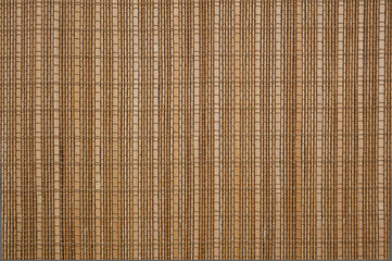 The texture of the bamboo mat of light shade filling the whole frame