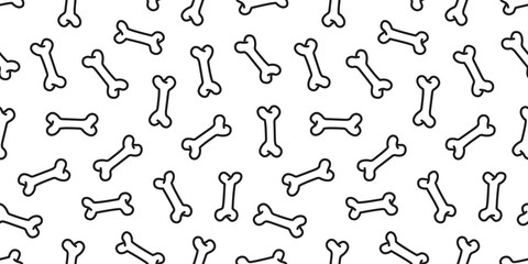 dog bone seamless pattern vector puppy isolated  illustration wallpaper tile background