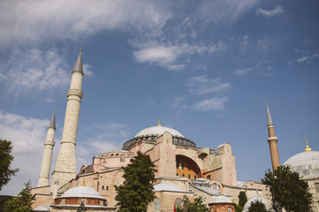 Fototapeta na wymiar Hagia Sofia in Istanbul.