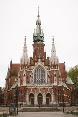 Fototapeta premium Church of Parish of St. Joseph in Krakow.