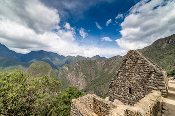 Fototapeta na wymiar Machu Picchu, archaeological site, Cusco, Peru