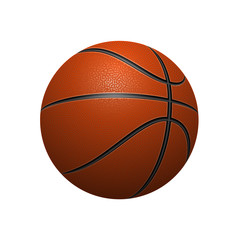 Obraz premium Basket ball vector isolated on white background.