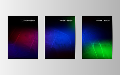 Abstract vector modern brochure annual report design templates future Poster template design.