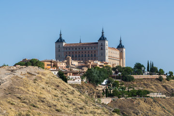 A view of beautiful medieval Toledo, Spain.
